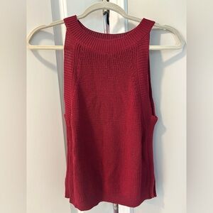 Blue Rain Red Sweater Tank Top